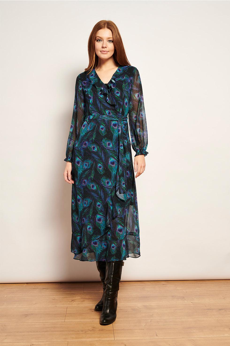 Dvf jovie wrap dress sale