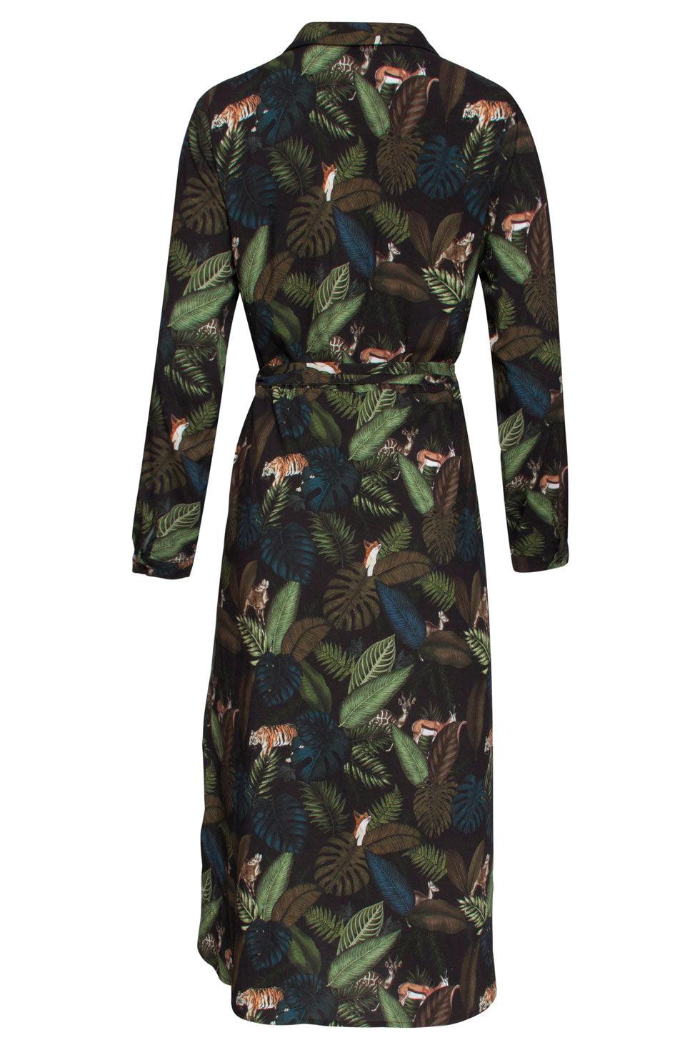 22624 Blousejurk Jungle Print Ecovero