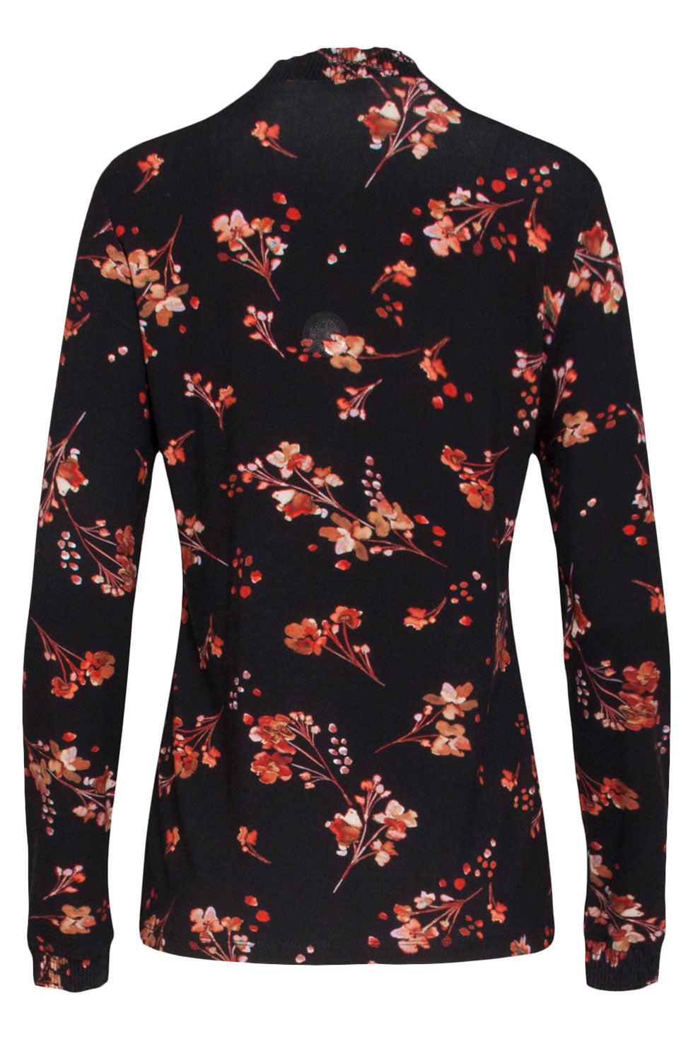 22702 Stretch Top Viscose Bloemen Print