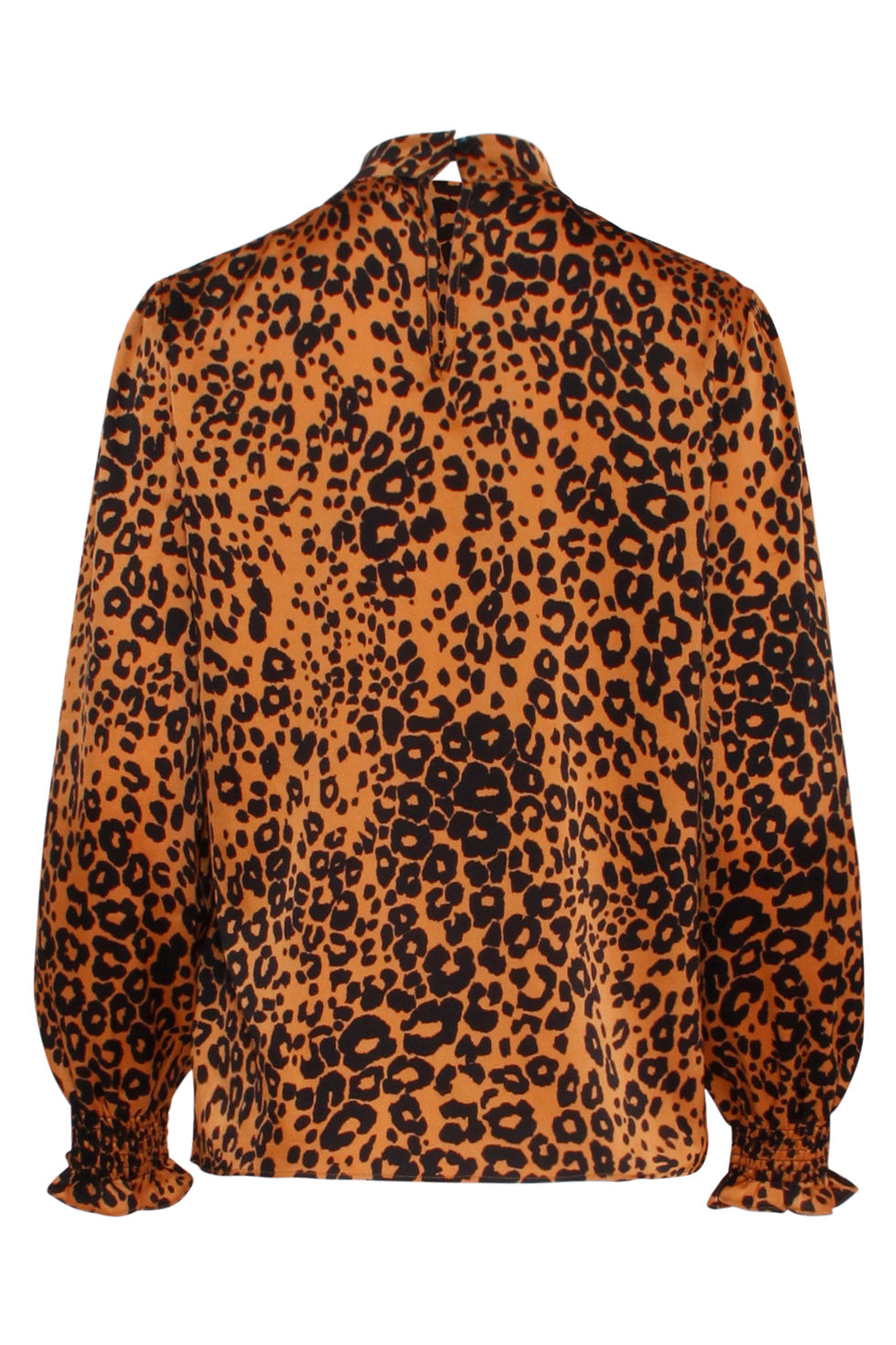 23712-240-999 V-Hals Top Met Dierenprint In Mosterdkleur