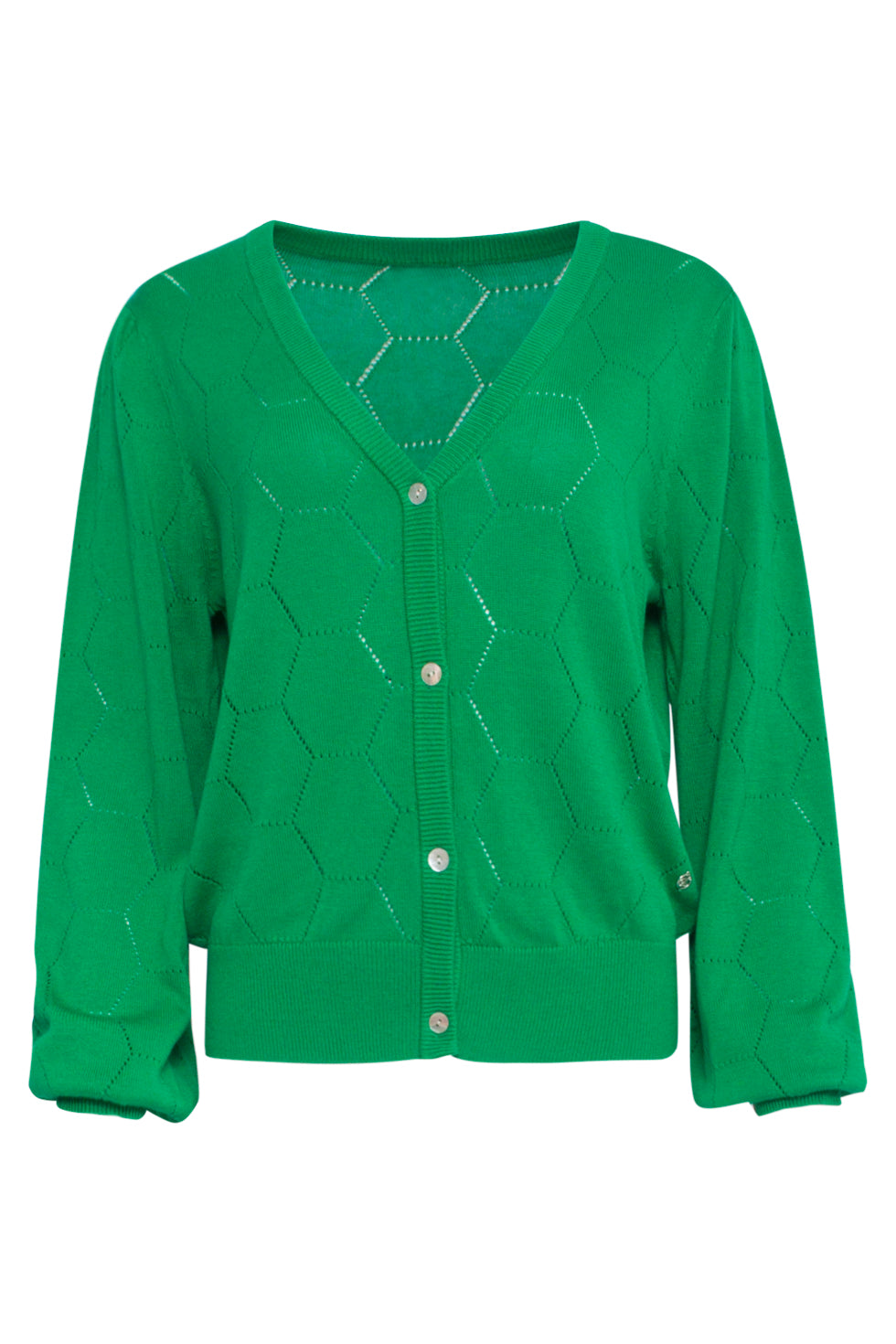 23851 Groene Loose Fit Cardigan