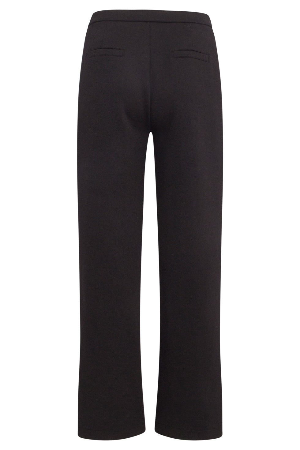 24590 Stretchy Zwarte Flared Broek