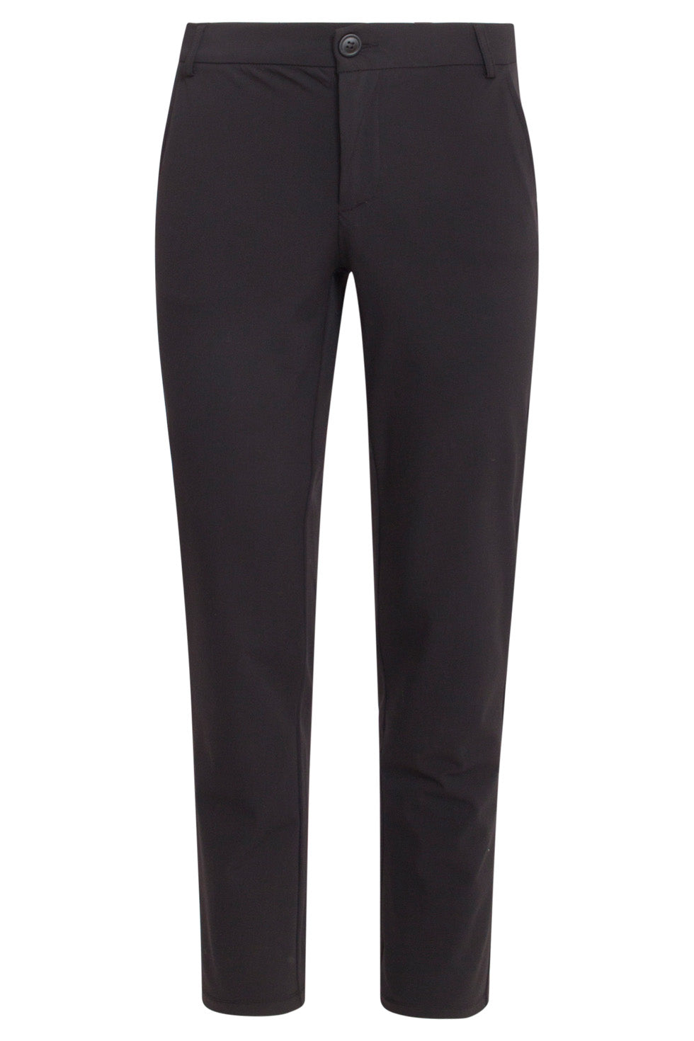 24727 Slim Fit Zwarte Travel Kwaliteit Broek