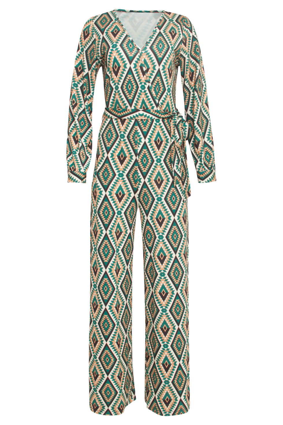 24760 Aztec Print Jumpsuit