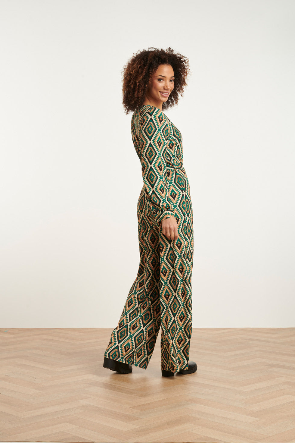 24760 Aztec Print Jumpsuit