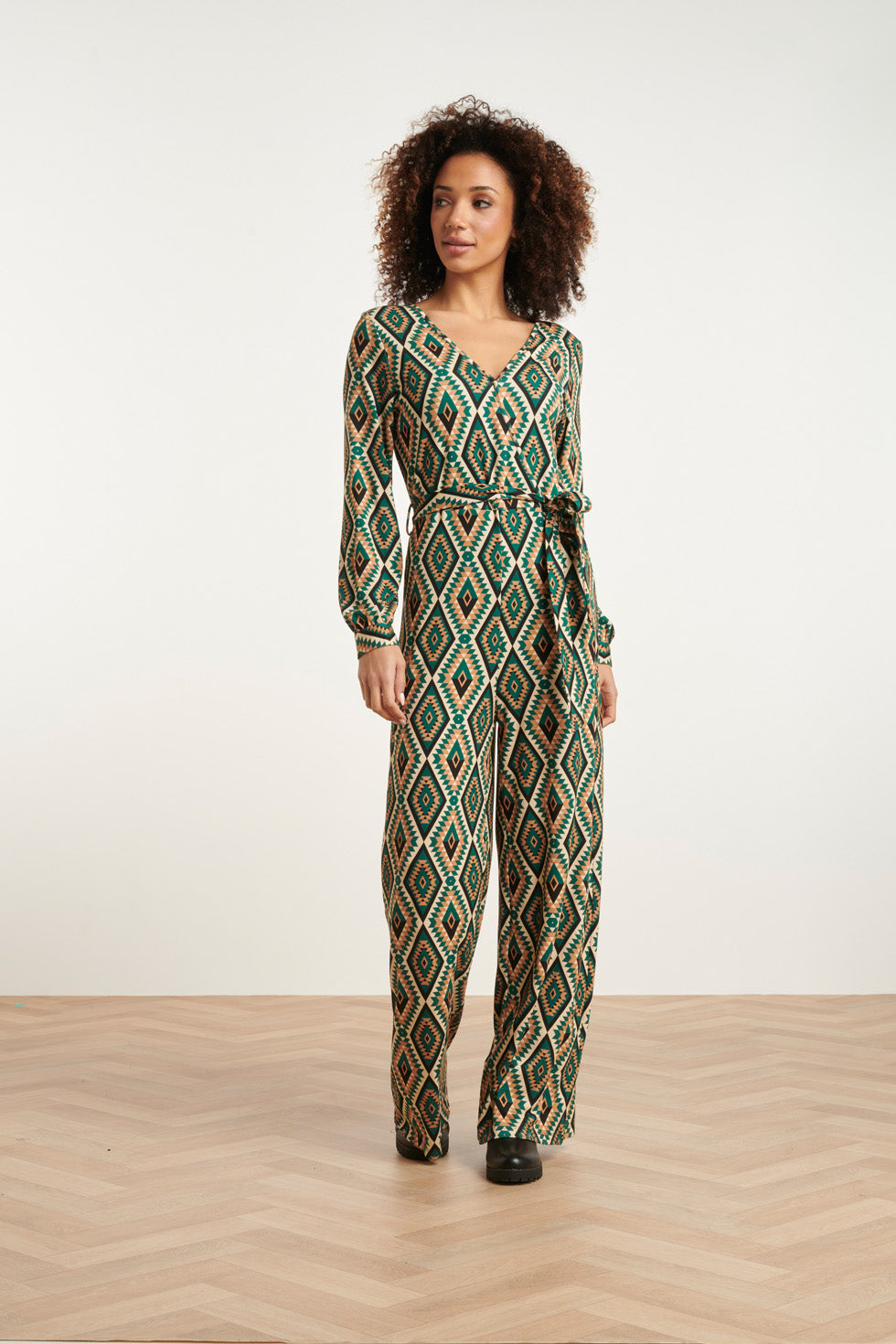 24760 Aztec Print Jumpsuit