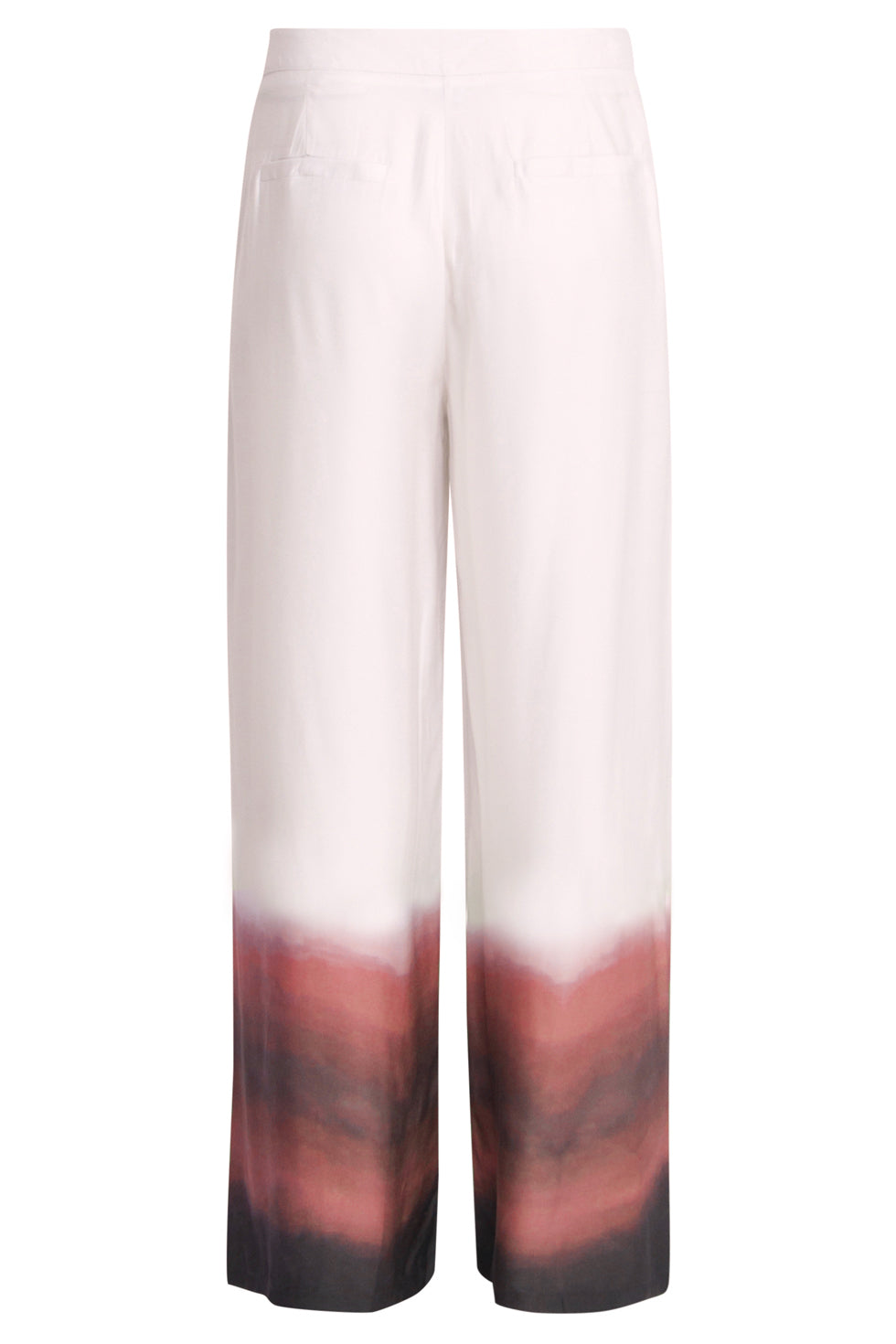 25018 Wide Leg Broek In Vintage Roze & Mauve Ombre