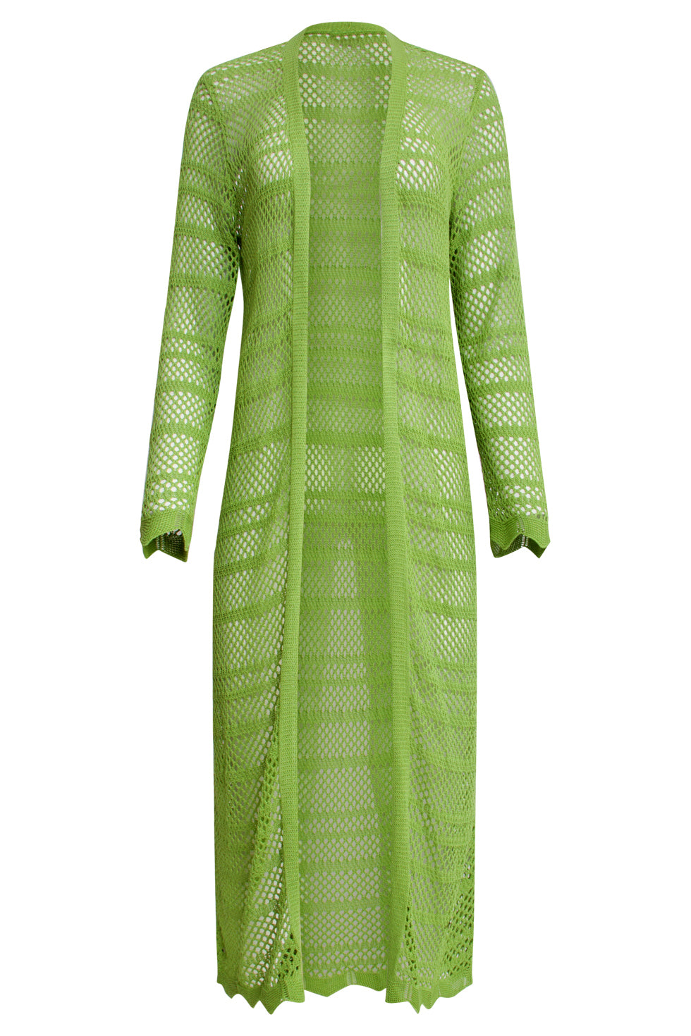 25094 Licht Groen Maxi Cardigan