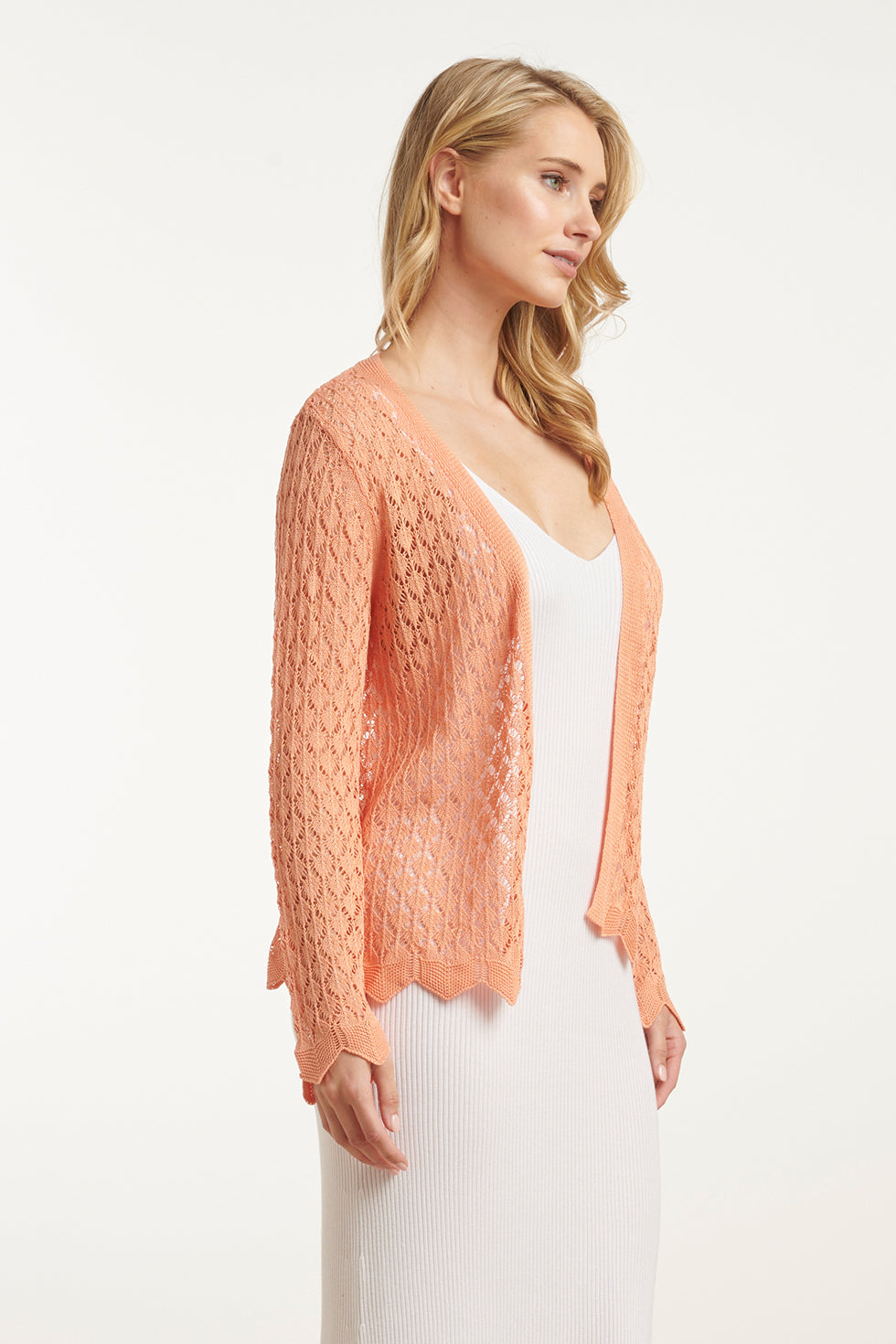 25095 Perzische Crochet Gebreide Cardigan