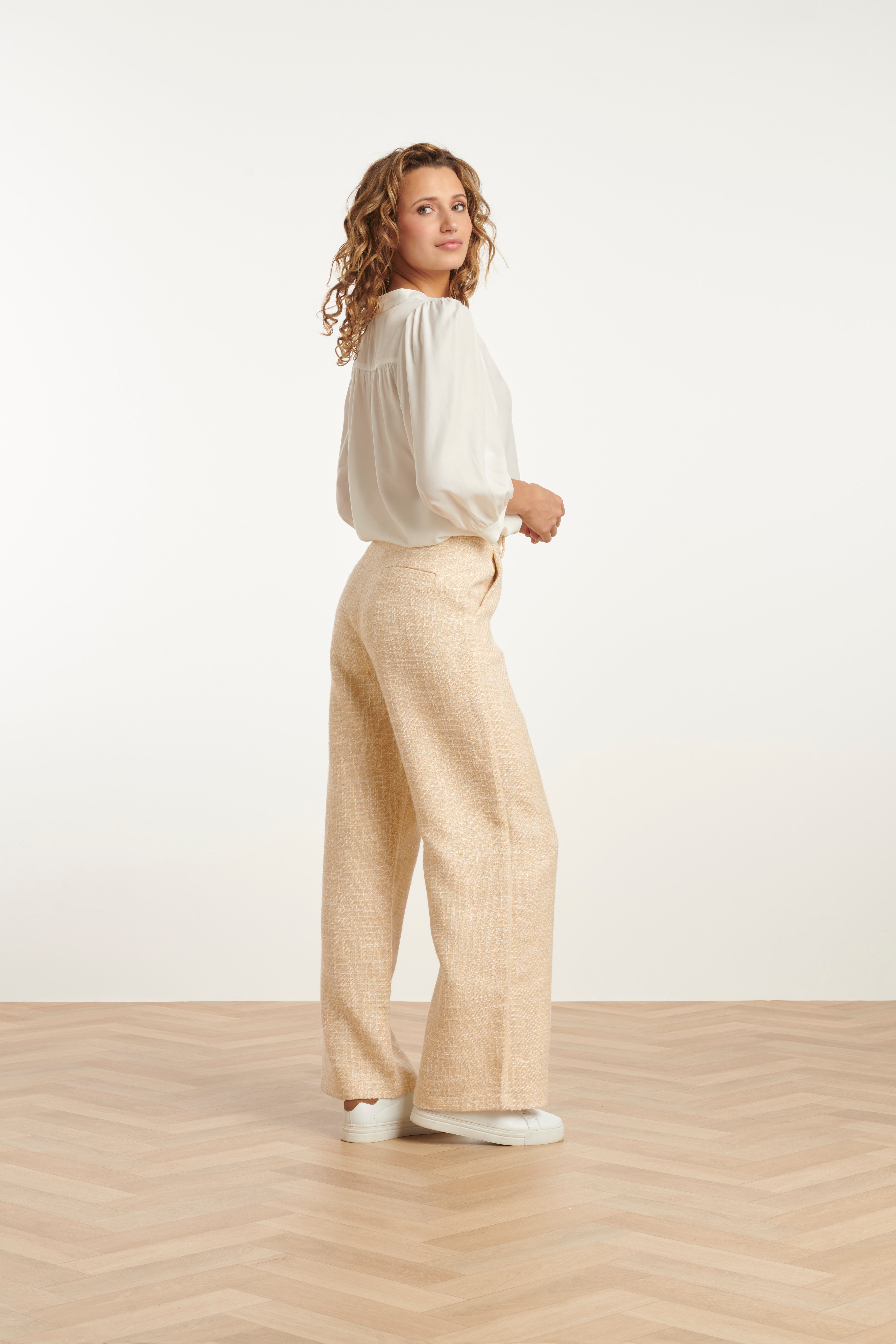 25114 Sand Tweed Zomerbroek