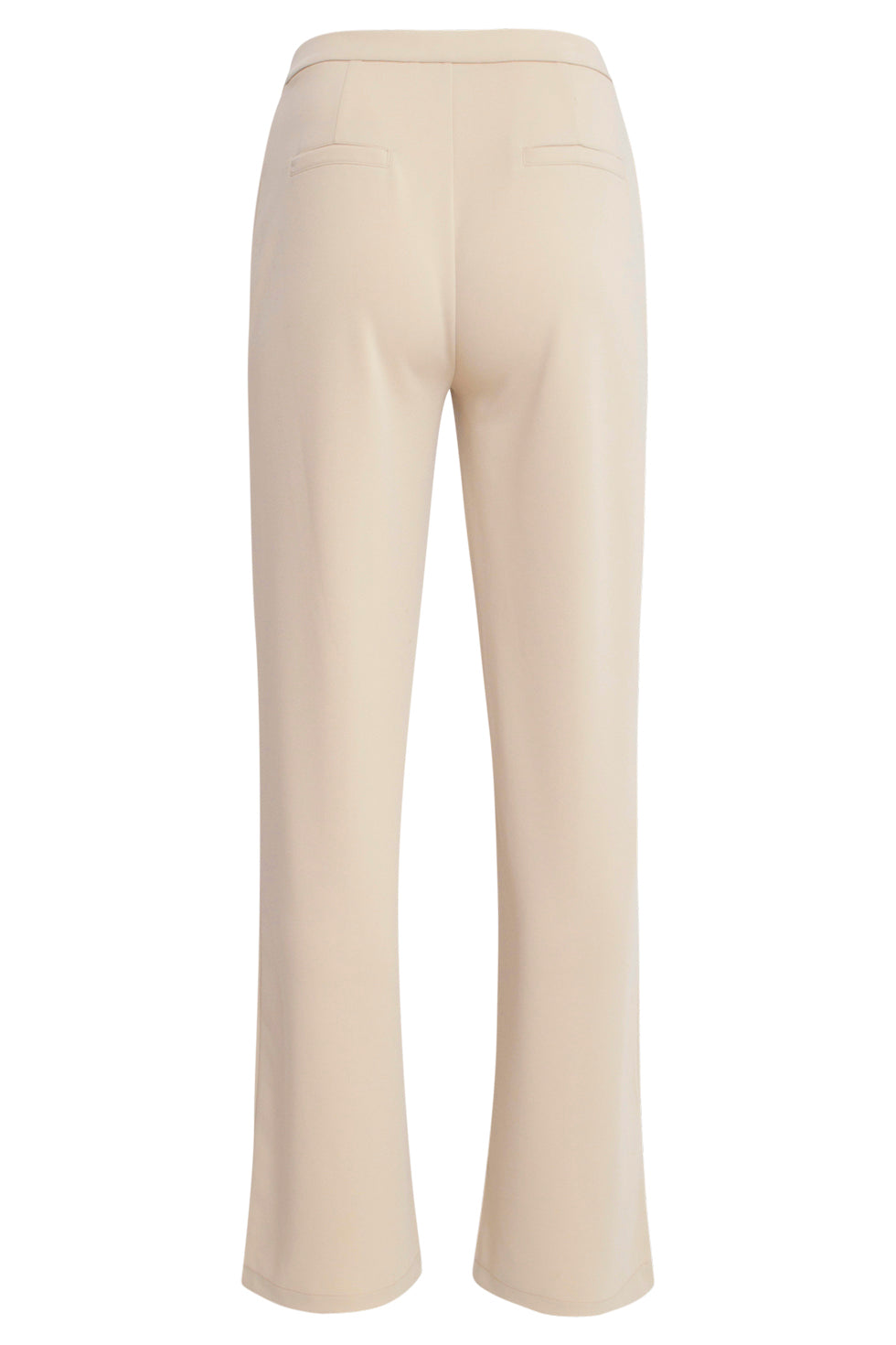 25140 Sand Wide Straight Leg Stretch Broek