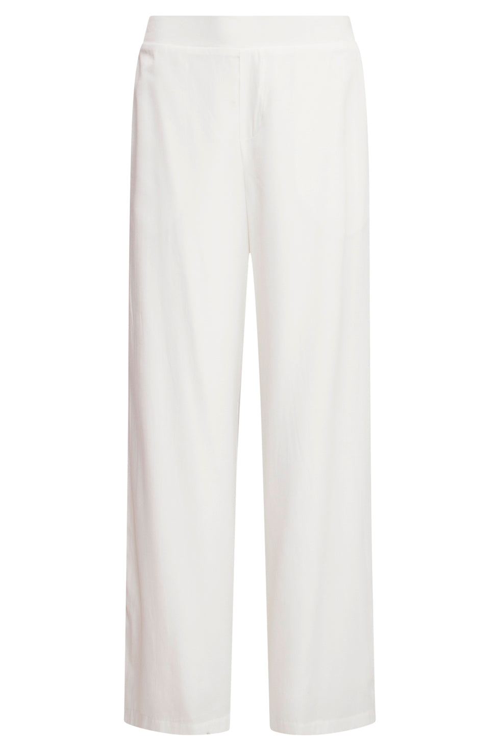 25141 Witte Rayon Satin Broek