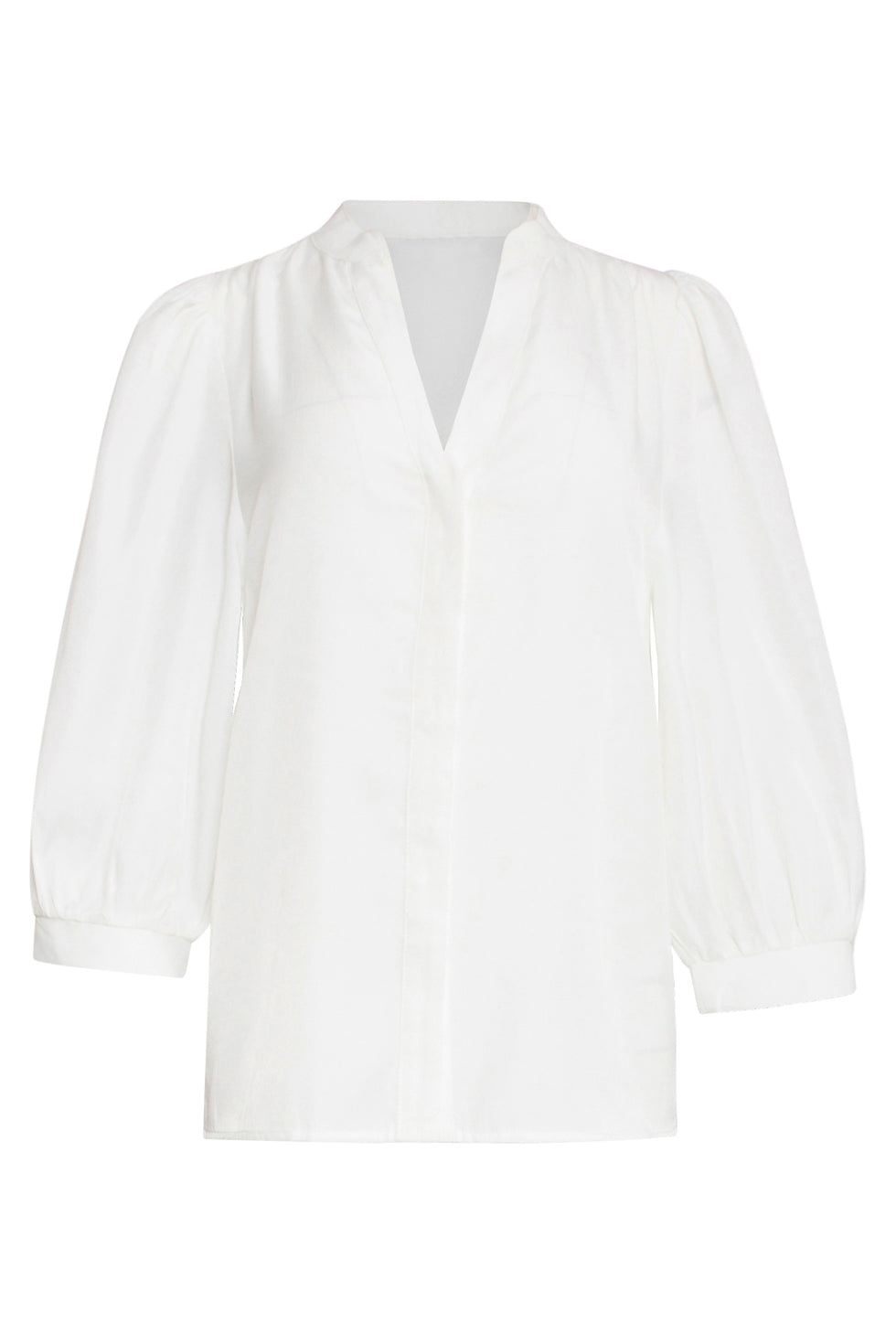 25142 Off-White Rayon Satin Blouse