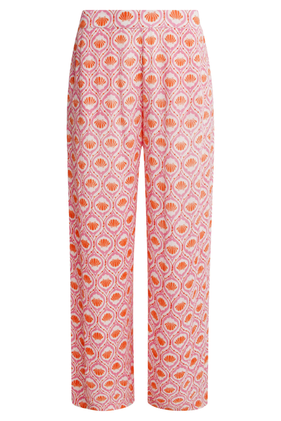 25183 Peach & Roze Schelpprint Broek