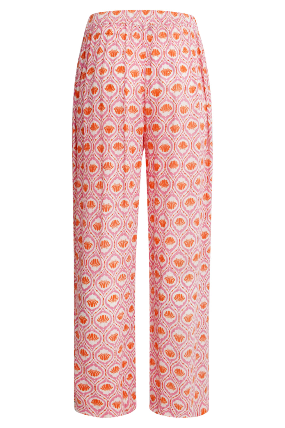 25183 Peach & Roze Schelpprint Broek