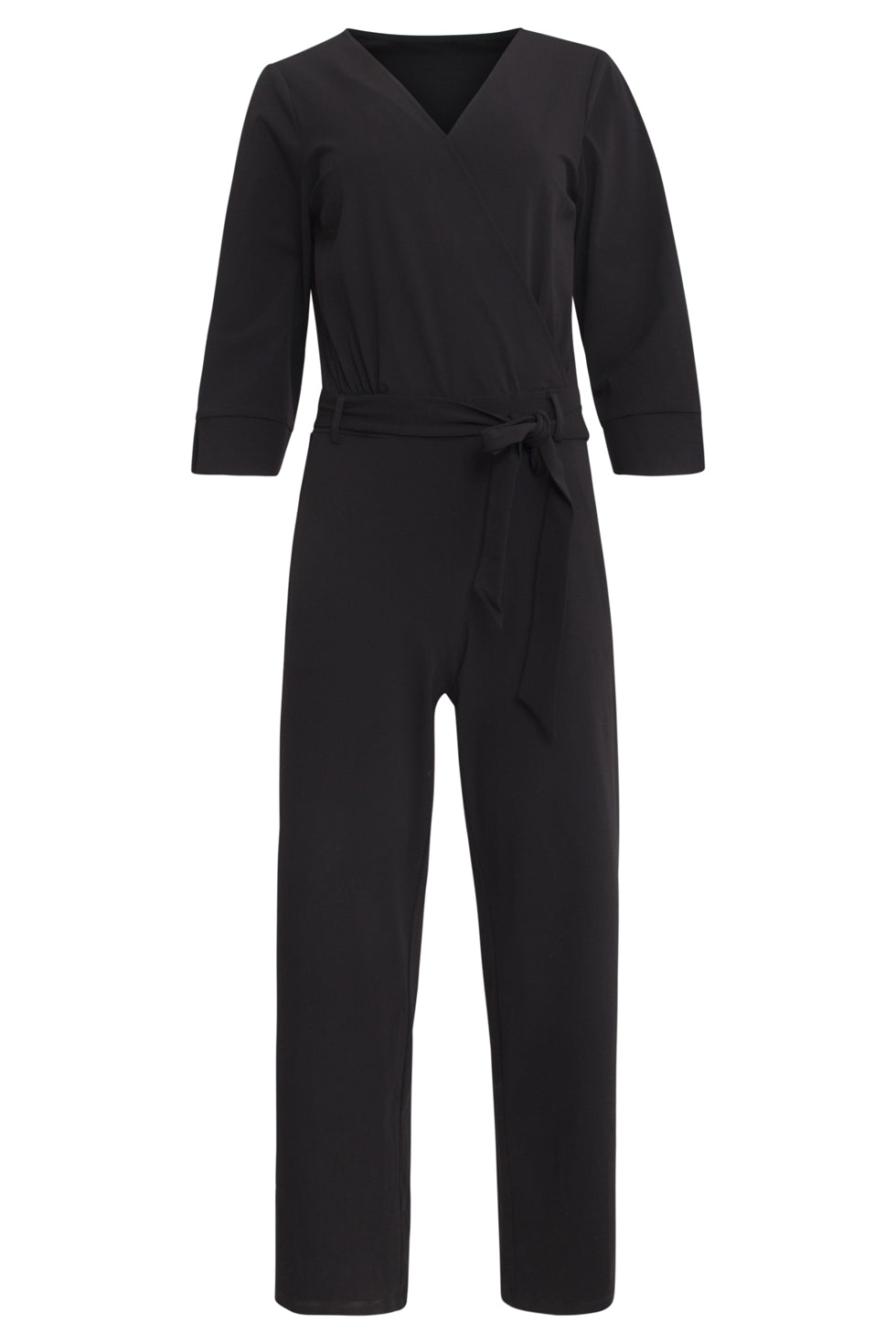 25239 Zwarte Travel Quality Jumpsuit